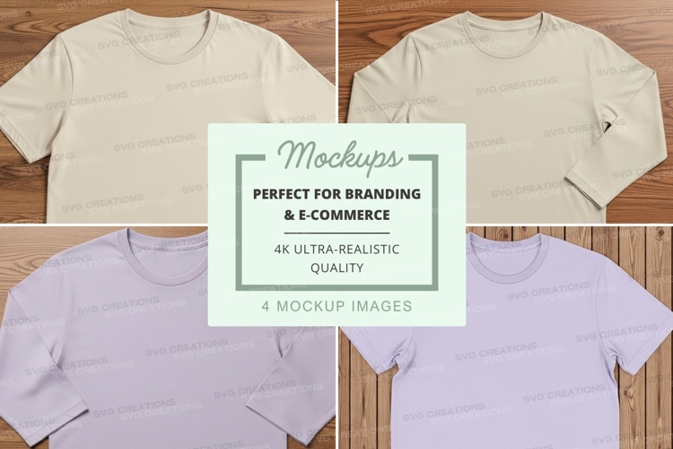 White Tshirt Mockup Image 20
