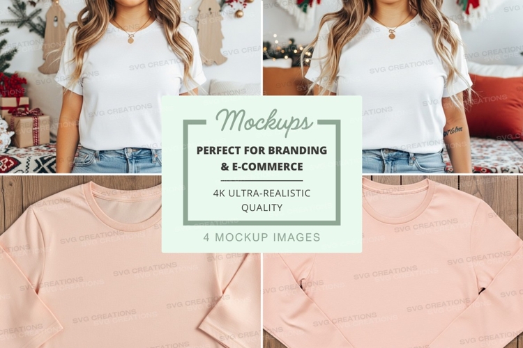 White Tshirt Mockup Image 2