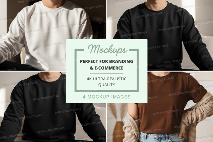 White Tshirt Mockup Image 17