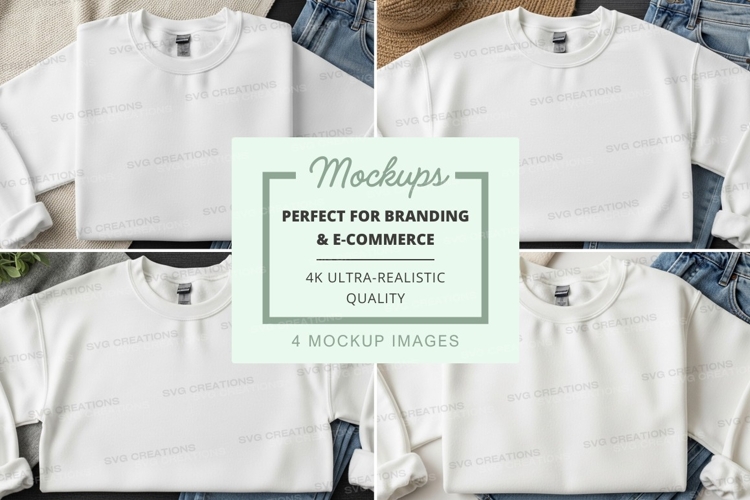 White Tshirt Mockup Image 13