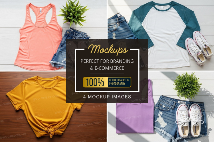 Mockup: casual summer outfits