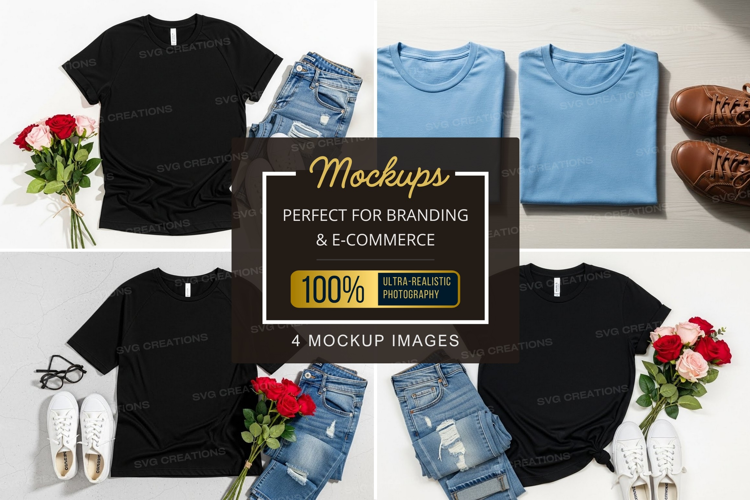 Mockup: casual fashion essentials