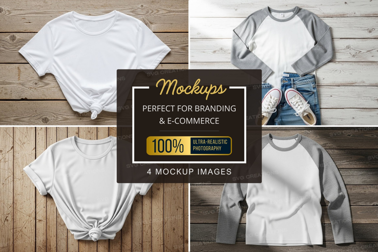 Mockup collection of casual wear