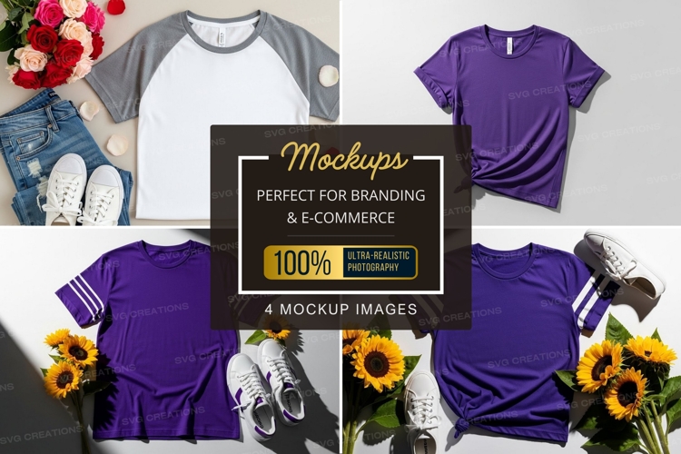 White Tshirt Mockup Image 4