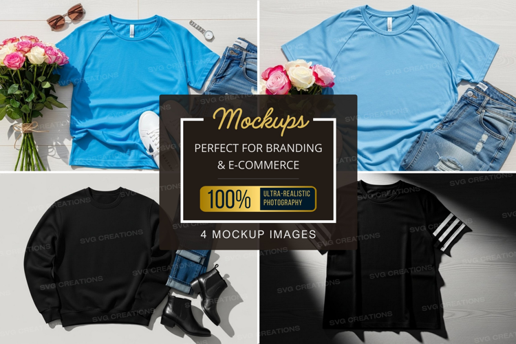 Mockup: baseball tee collection