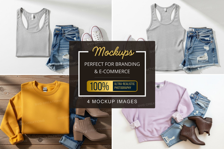 Mockup: casual summer outfits