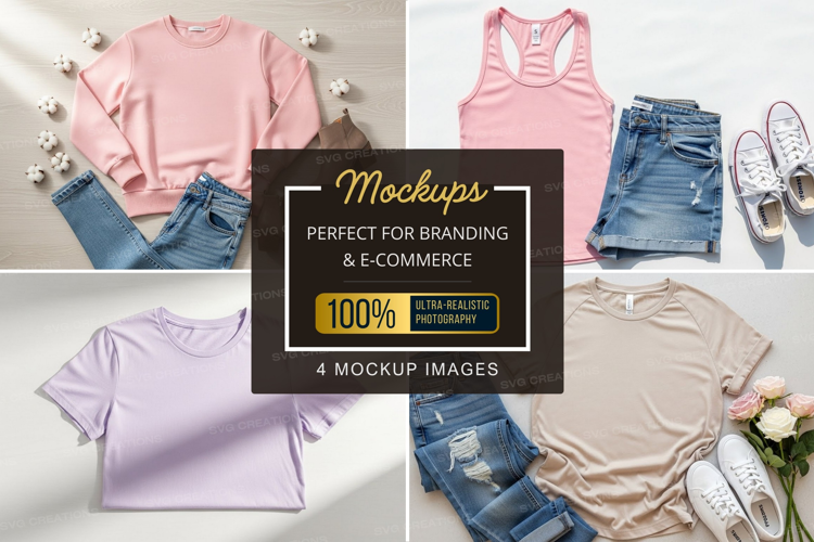 Mockup: casual spring outfits