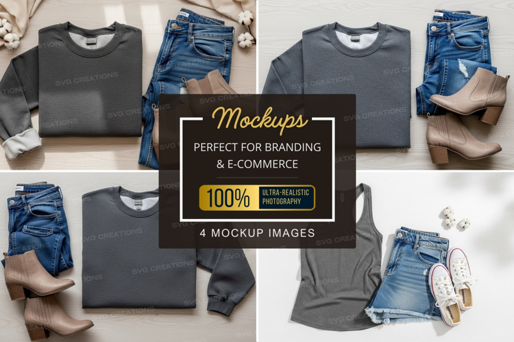 Mockup: casual winter outfits