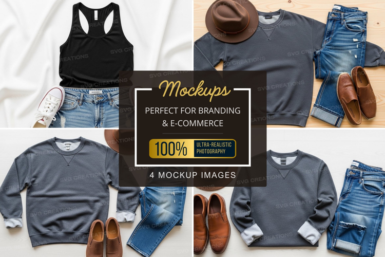 Mockup: casual outfit essentials