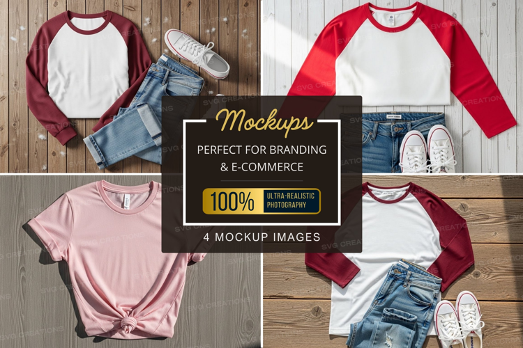 Casual outfit mockup