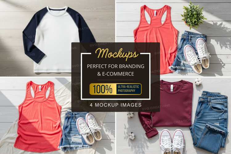 Mockup: casual summer outfits