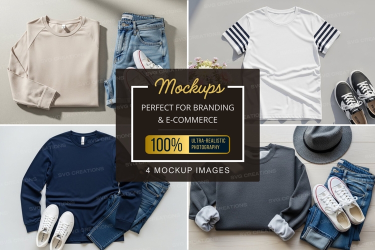 Casual streetwear outfit mockup example image 1