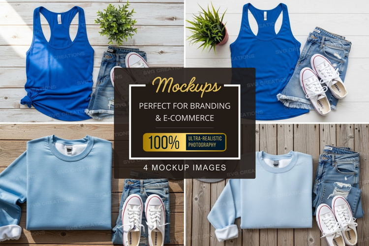 Mockup: casual summer outfits