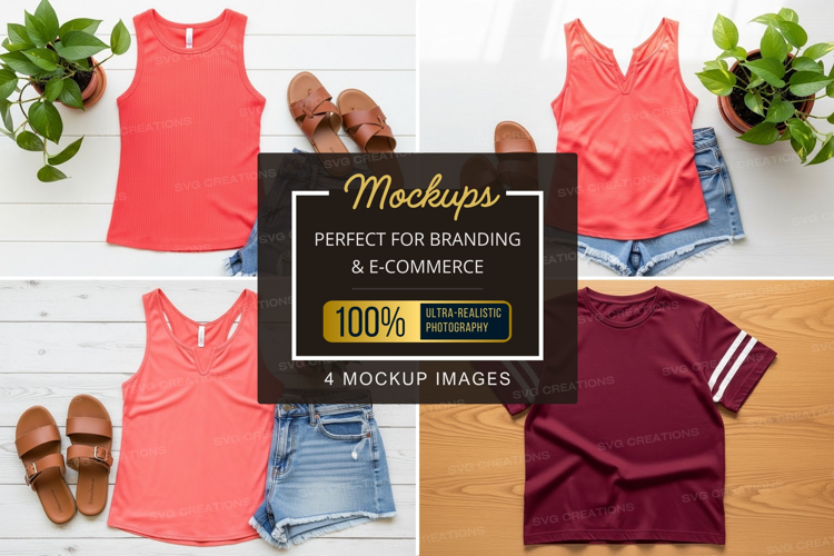 Mockup: summer fashion outfits