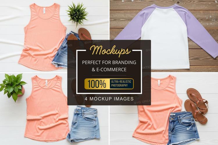 Mockup: casual summer outfits