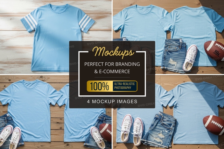 White Tshirt Mockup Image 23