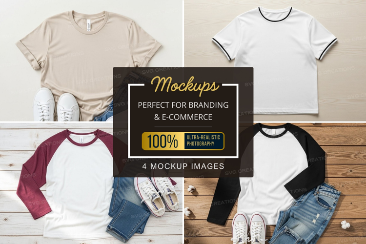 Casual outfit mockup