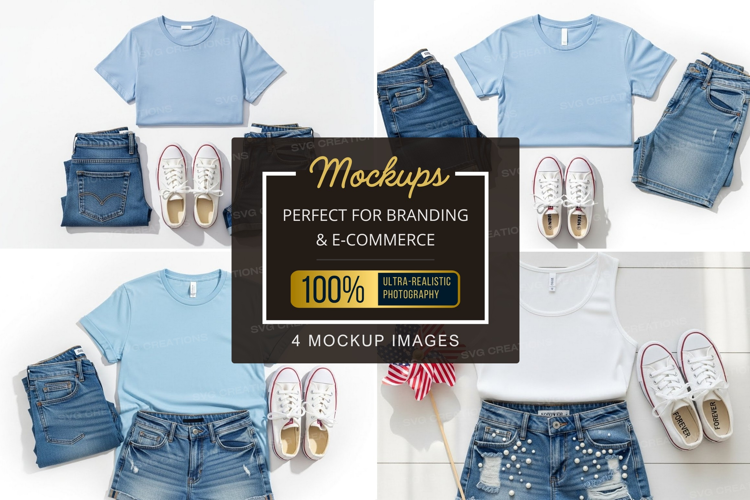 Mockup: casual summer outfits