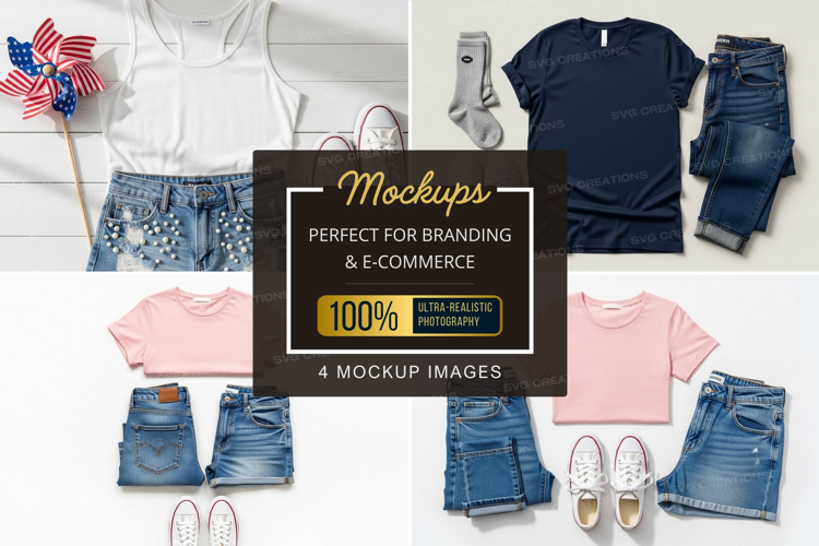 Mockup: casual summer outfits