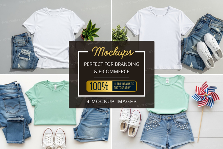 Mockup: casual summer outfits