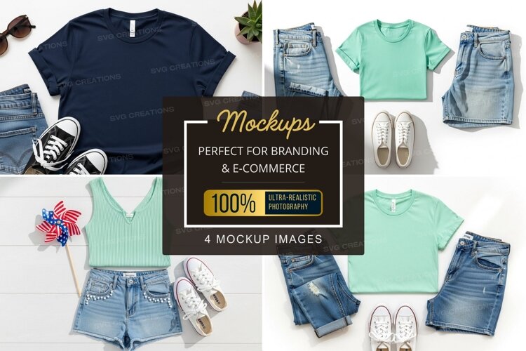 Casual summer outfits mockup example image 1