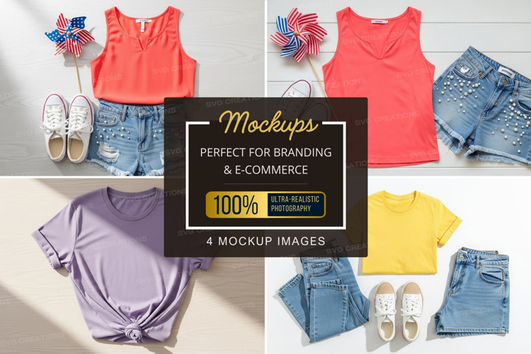 Mockup: summer fashion outfit ideas
