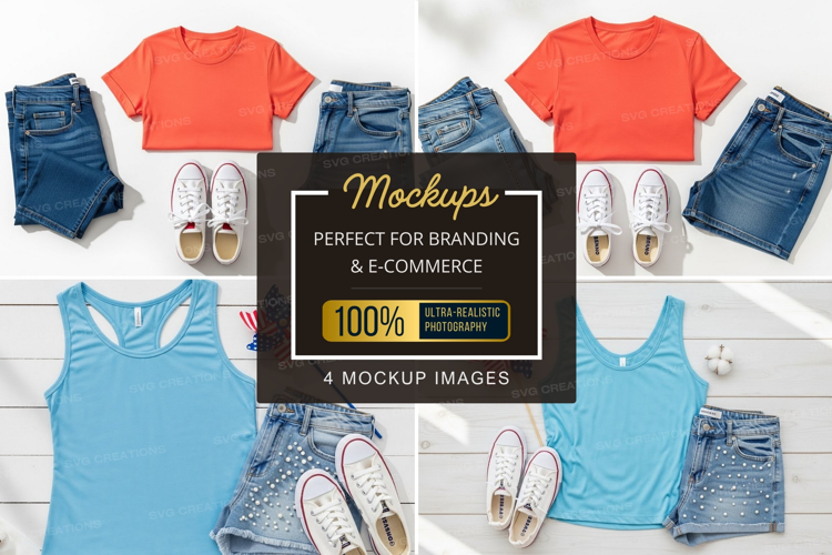 Mockup: summer fashion outfits