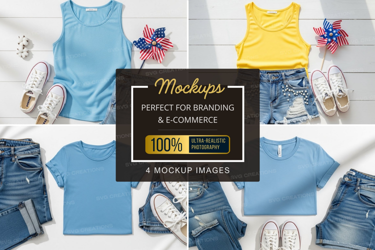 Mockup: summer fashion outfits