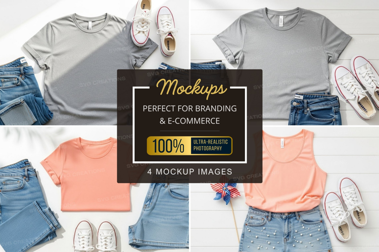 Mockup: casual summer outfits