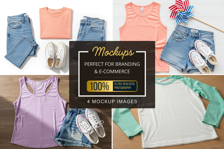 Mockup: summer fashion outfits