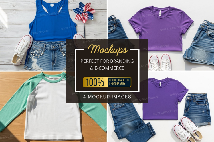 Mockup: casual summer outfits