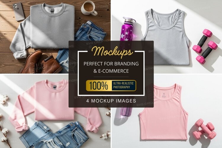 Mockup: casual and activewear collection example image 1
