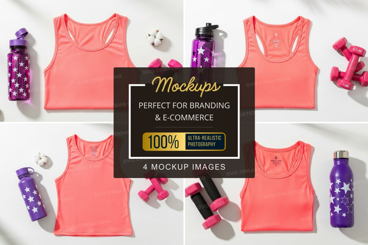 Mockup: fitness gear collection