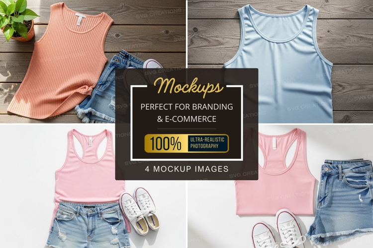 Mockup: casual summer outfits