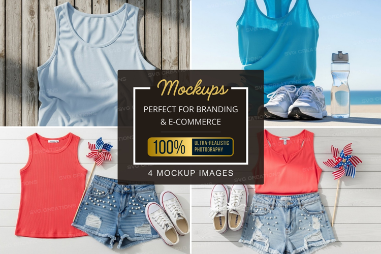 Mockup: summer fashion essentials