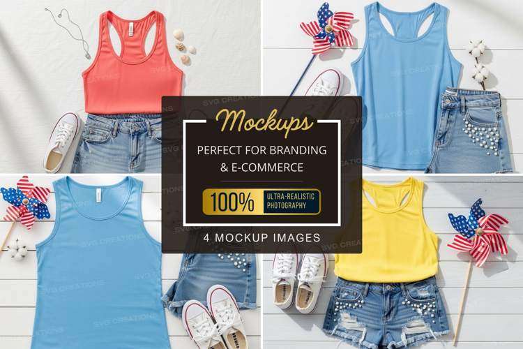 Mockup: patriotic summer outfits