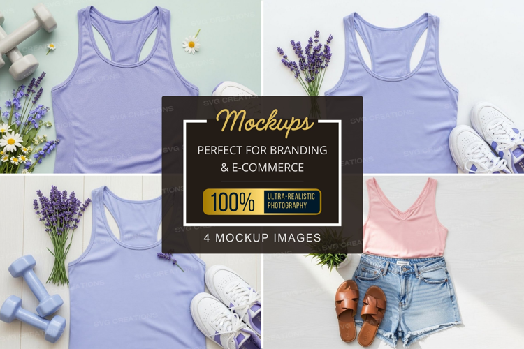Mockup: fitness and wellness apparel