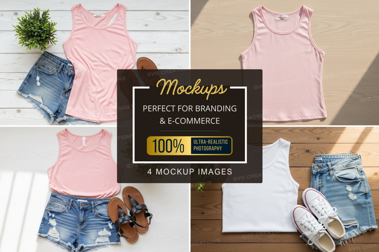 Mockup: summer fashion outfits