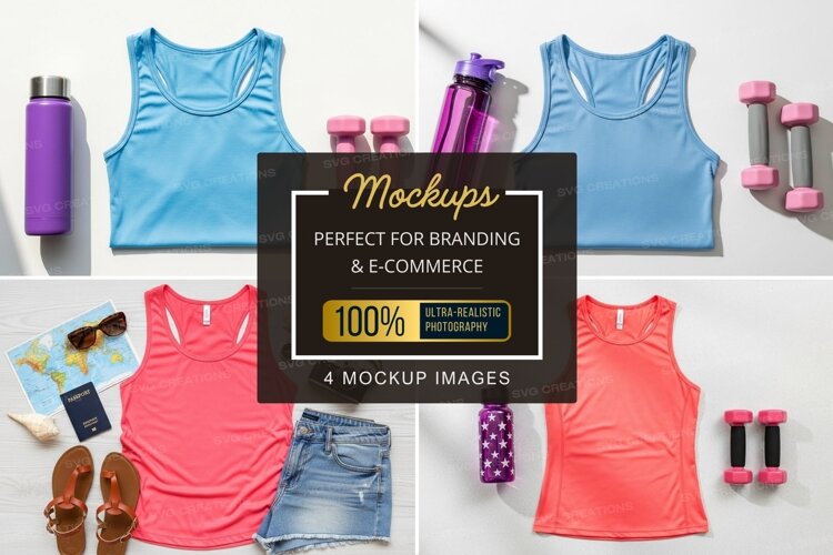 Mockup: fitness and workout essentials example image 1