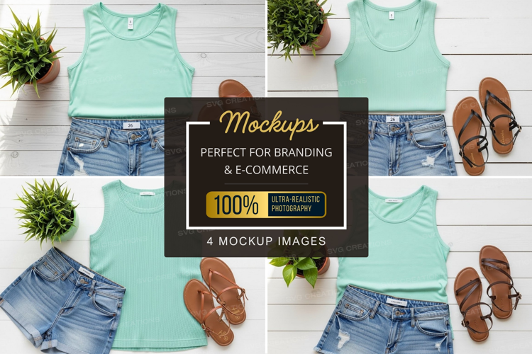 Mockup: casual summer outfit