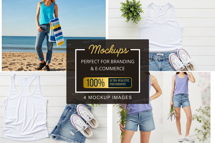 Beach casual mockup