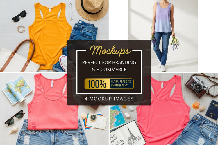 Mockup: casual summer fashion