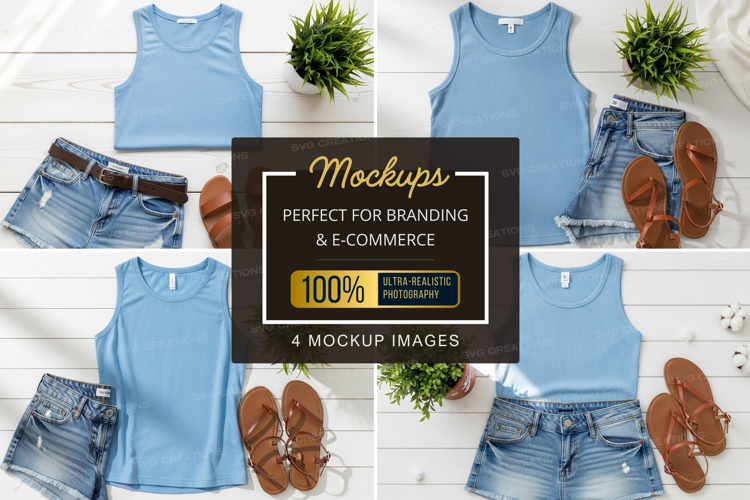 Mockup: casual summer outfits