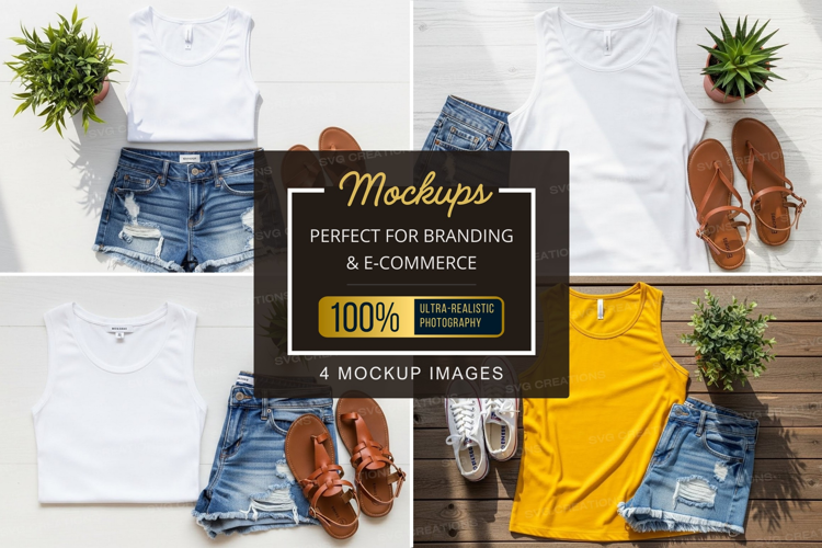 Mockup: casual summer outfits