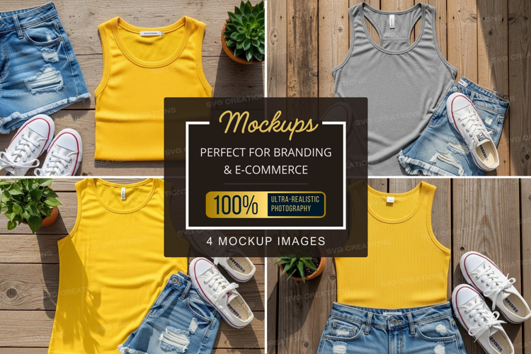 Mockup: casual summer outfits