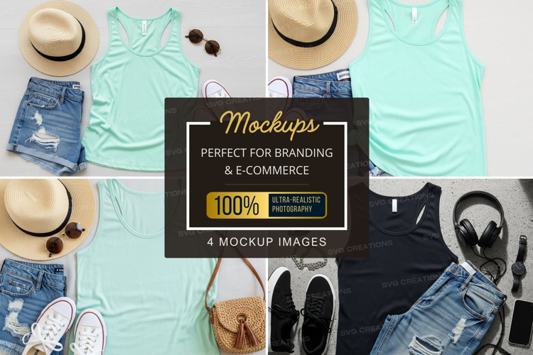 Summer fashion mockup