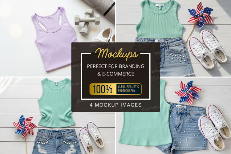 Mockup: summer outfit ideas
