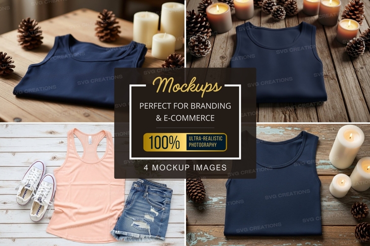 Cozy fall fashion mockup