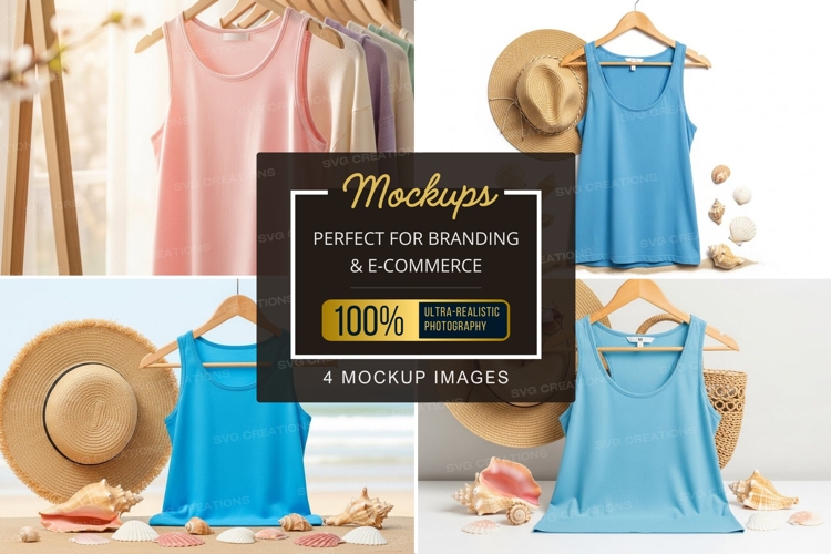 Summer fashion mockup