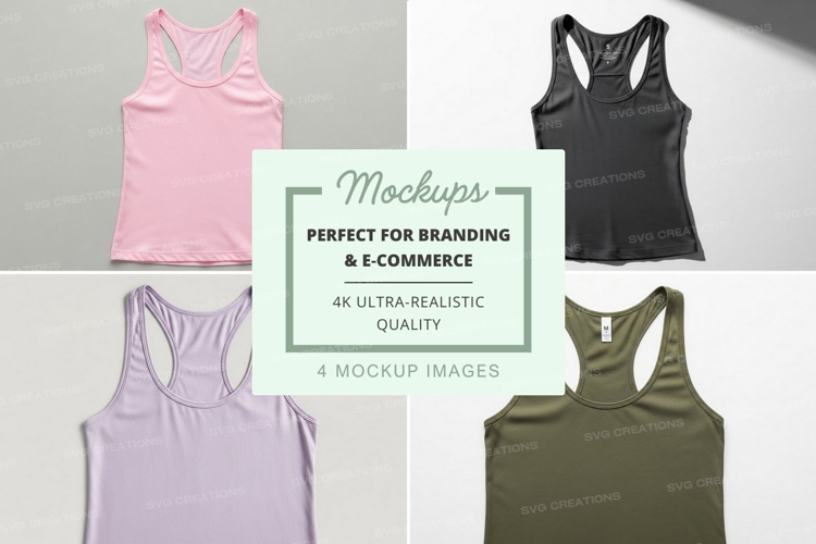 Collection of vibrant tank tops